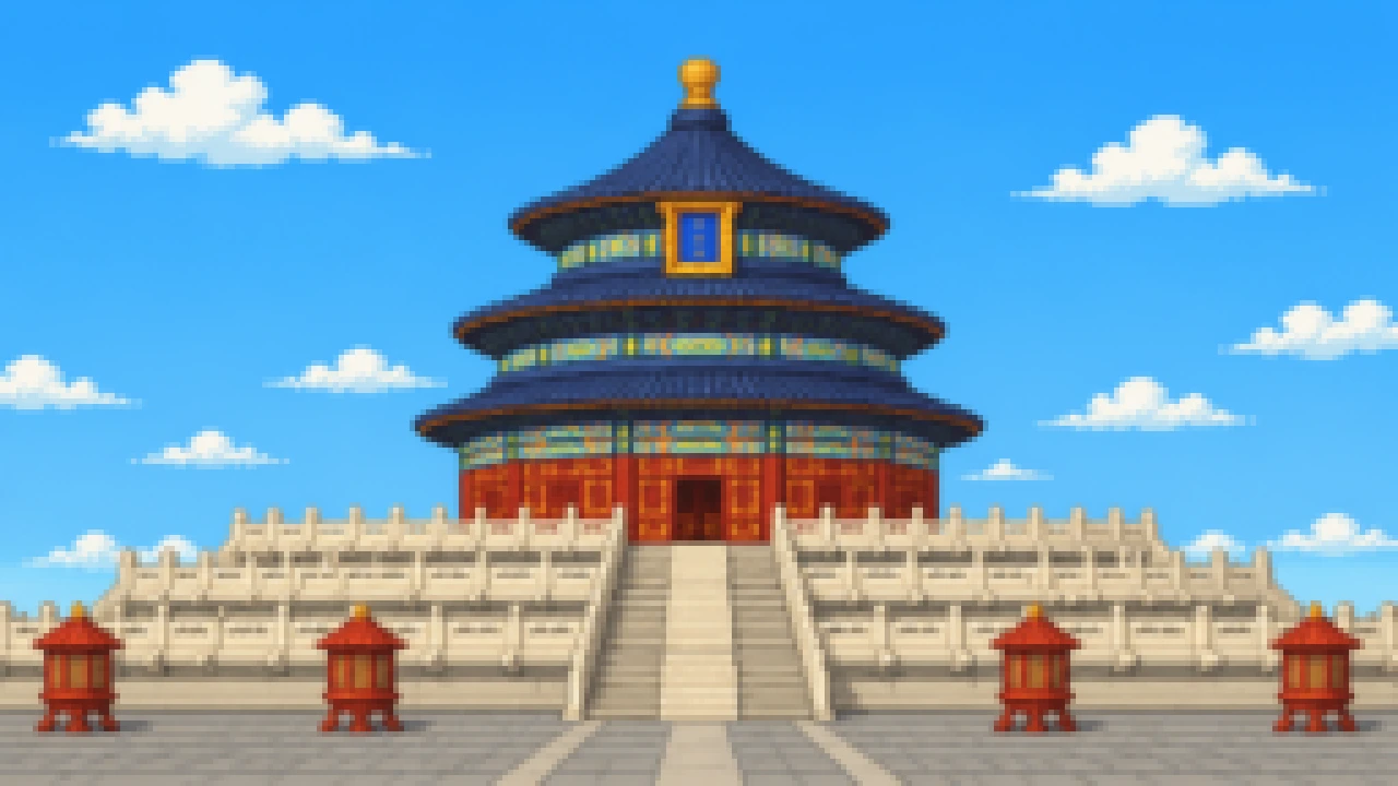 北京 · 天坛 · 正视图